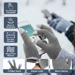 Shyyween winter gloves and socks displayed together showing warmth for hands and feet