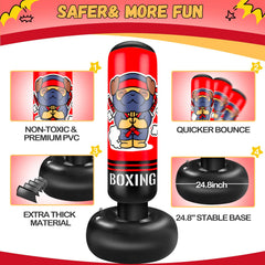 SHZYGQ kids boxing gloves with complimentary repair patch kit for safe play and quick fixes