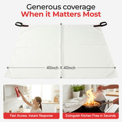Sierra Madre folded blanket in its pouch for fast access and easy storage