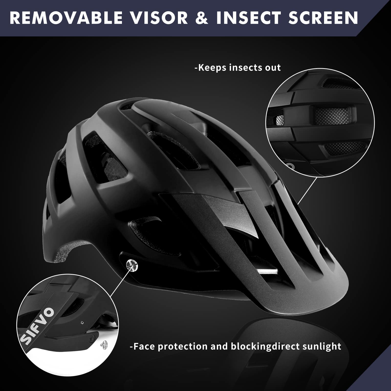 SIFVO helmet EPS core cross-section demonstrating reinforced impact protection