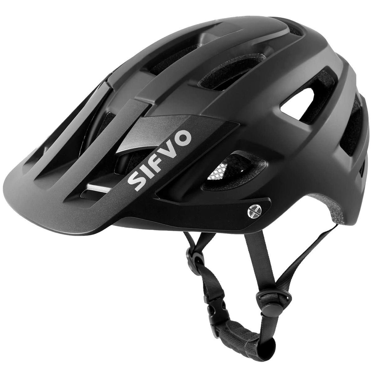 SIFVO helmet front view showing sleek matte shell and secure fit for safety