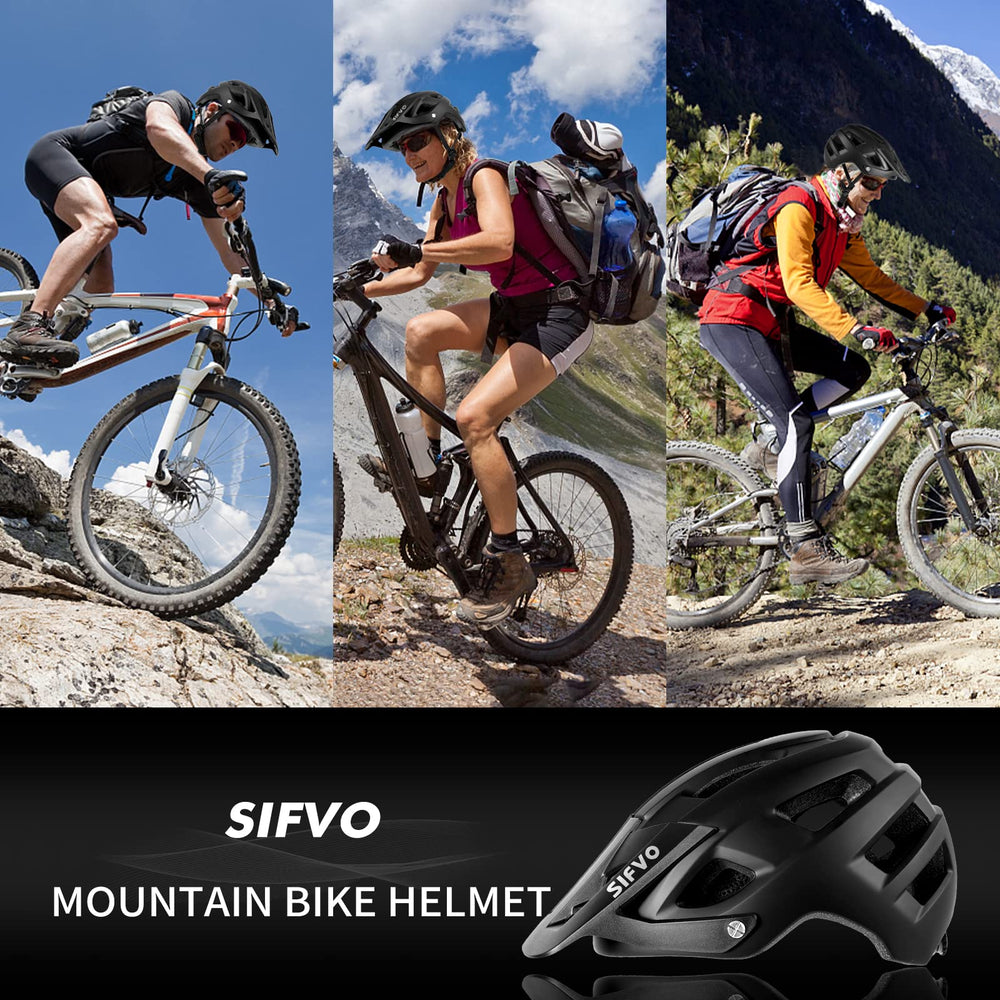 SIFVO helmet beside ruler showing size range 54–62cm for proper fit