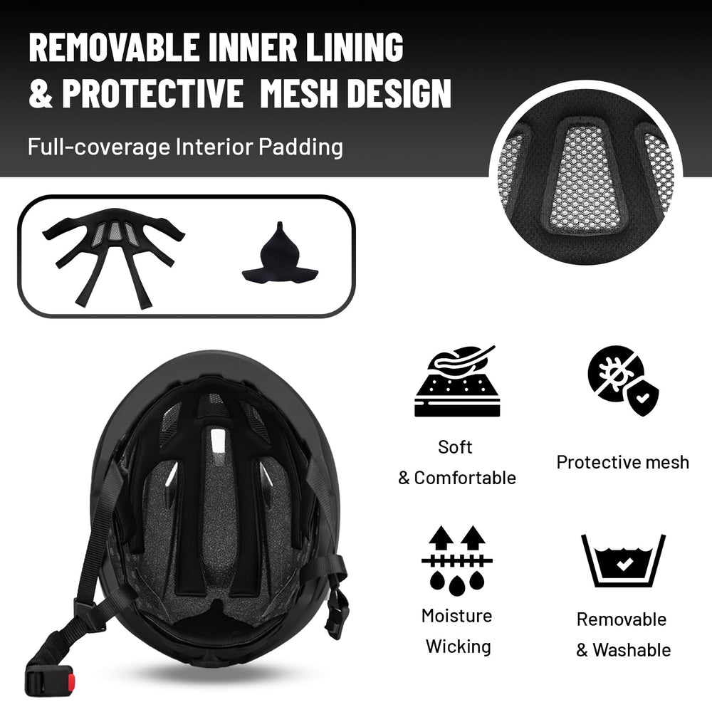 SIFVO helmet in urban commute setting worn by cyclist showing everyday usability