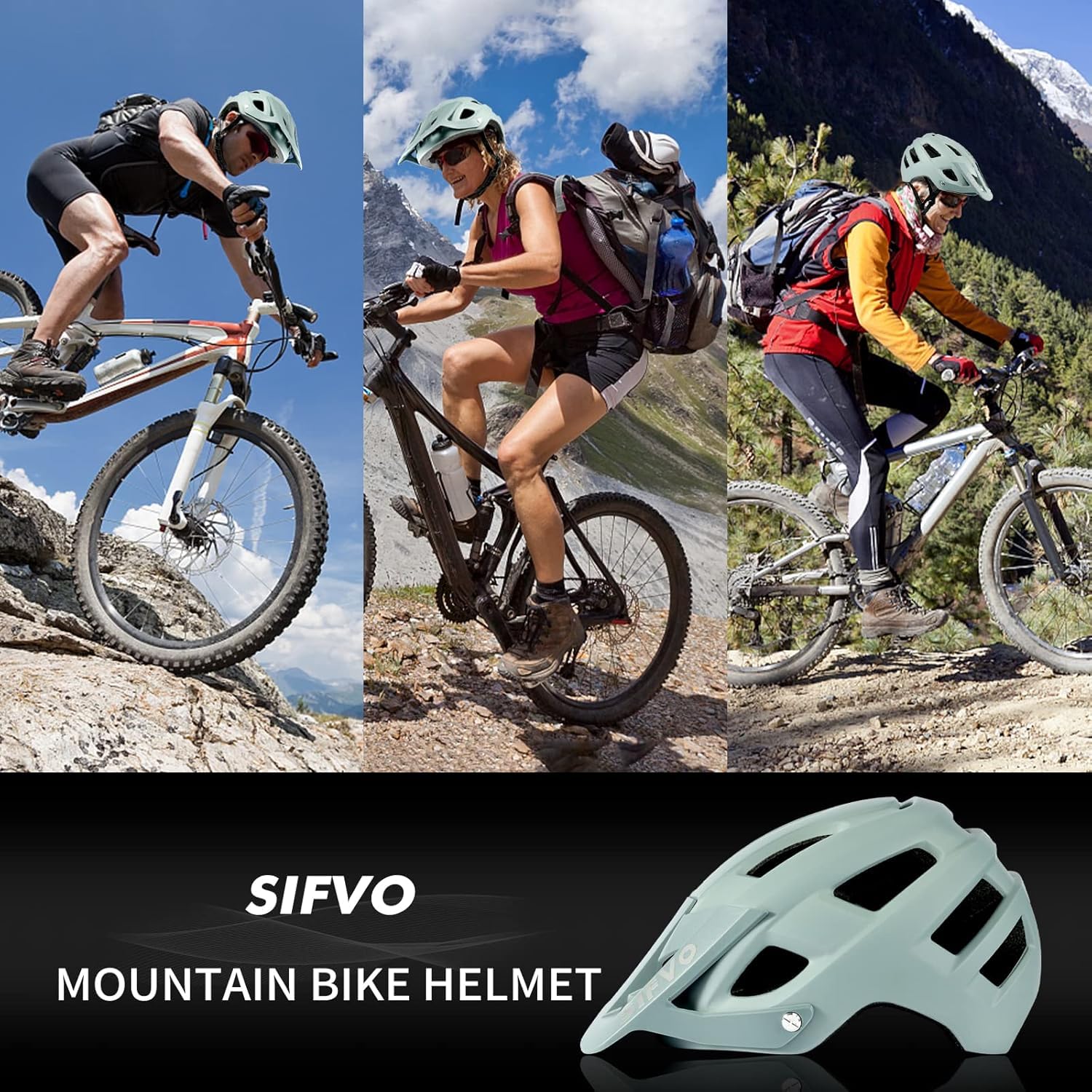 SIFVO helmet worn by commuter for protection and everyday usability