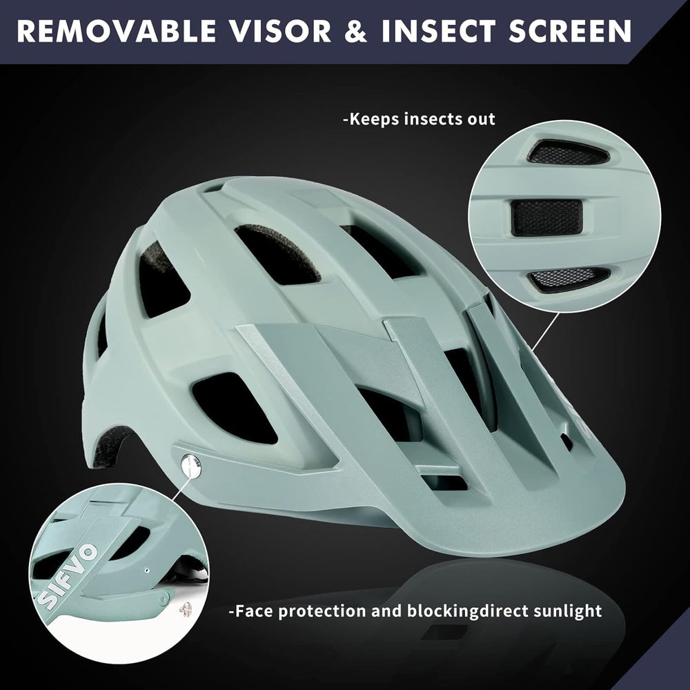 SIFVO helmet top view ventilation layout for sustained breathability