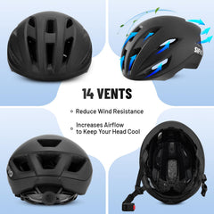 SIFVO top view highlighting 14 vents and insect mesh for superior airflow and cooling