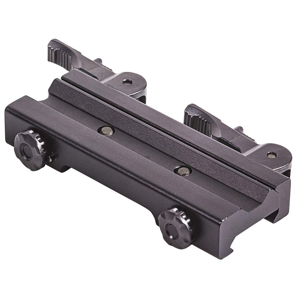 Sightmark front view of mount showing profile and secure fit benefits
