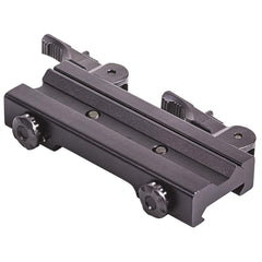 Sightmark front view of mount showing profile and secure fit benefits