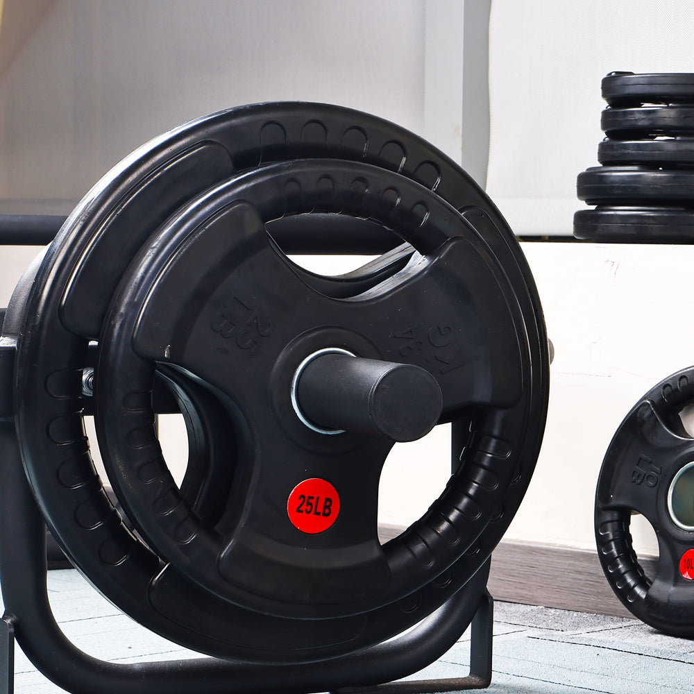 Signature Fitness side profile showing plate thickness and density for consistent weight increments
