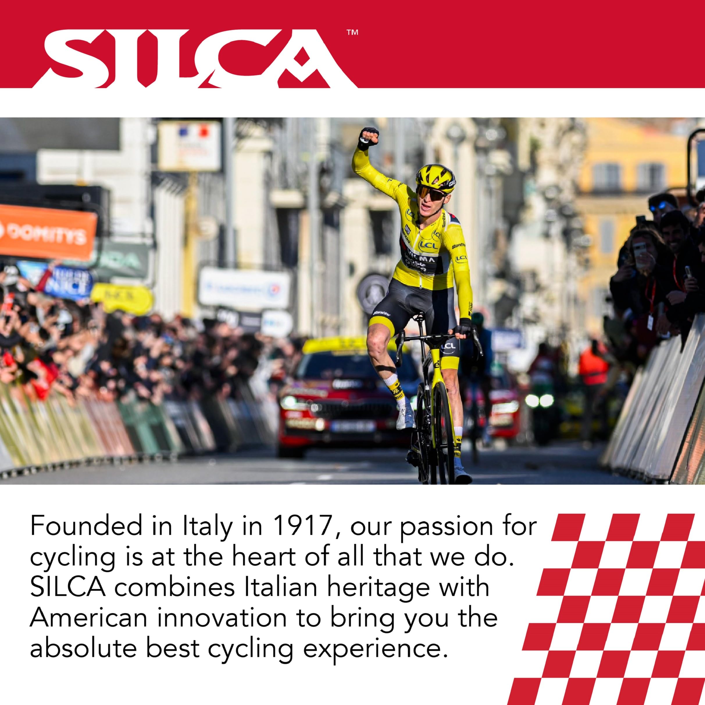 SILCA EOLO IV in saddle bag depicting convenient storage and roadside readiness