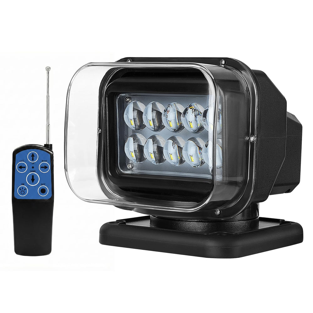 SILHANY front view of spotlight showing compact design and clear beam benefit