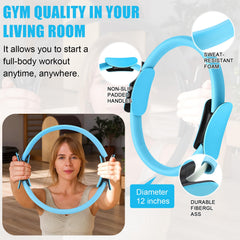 Silipull yoga brick and five straps organized for stretching support