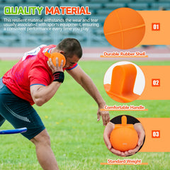 Silipull in use mid-throw illustrating training feedback and path