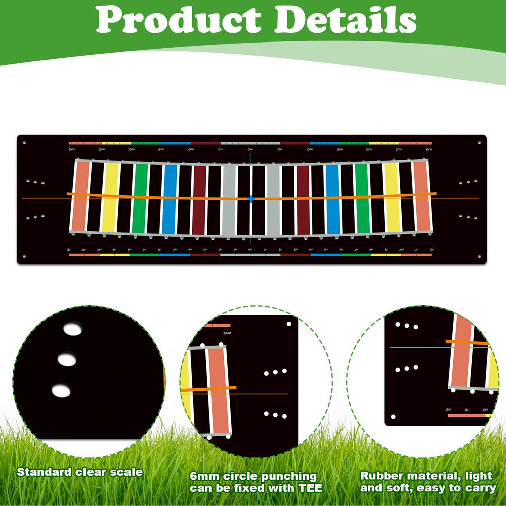 Silipull arc alignment detail guiding stroke path for better putting accuracy