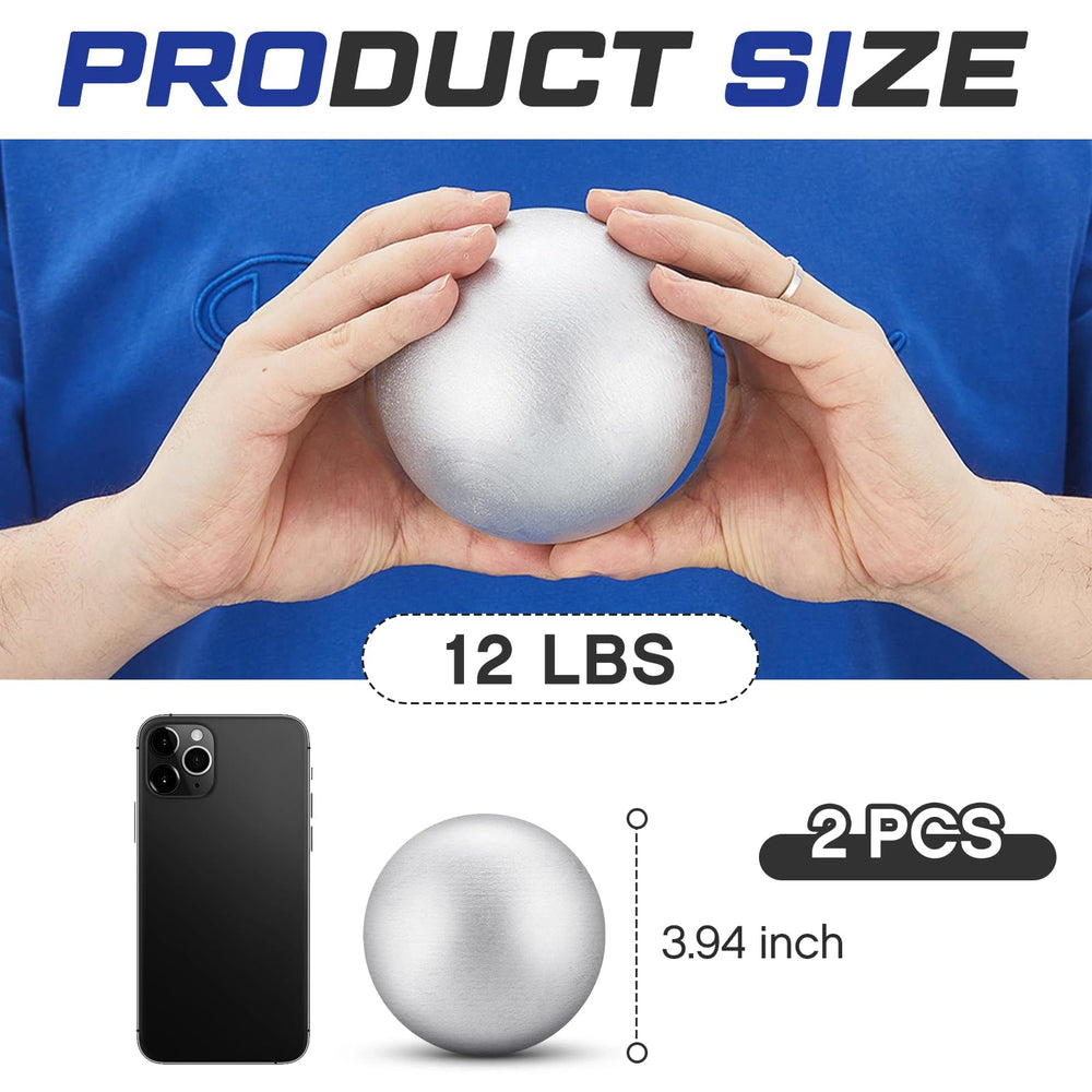 Silipull shot put held in athlete hand demonstrating scale and finger placement benefit
