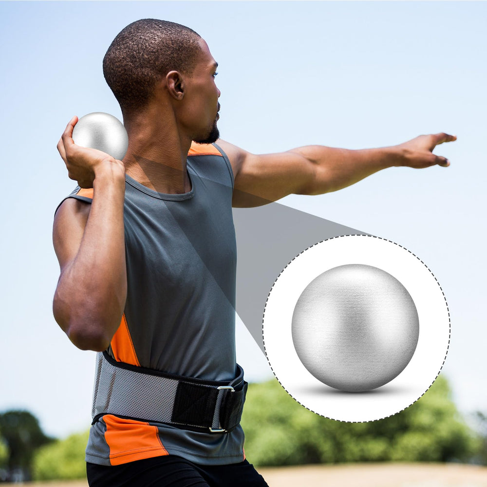 Silipull shot put on grass during outdoor practice showing real-use benefit