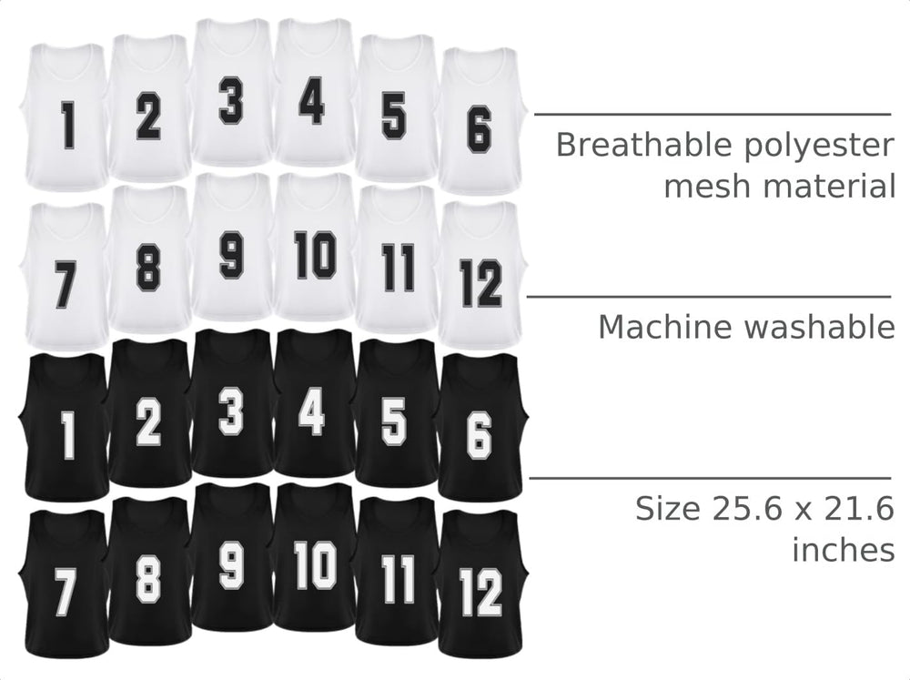 Silkfly zoom on numbered print for easy player tracking and coach visibility