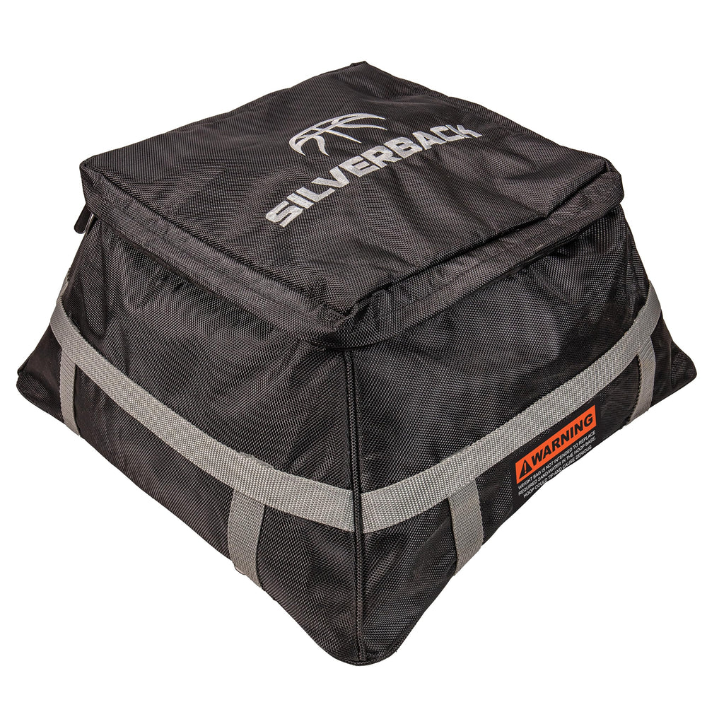Silverback empty interior revealing capacity for sand and simple refill access