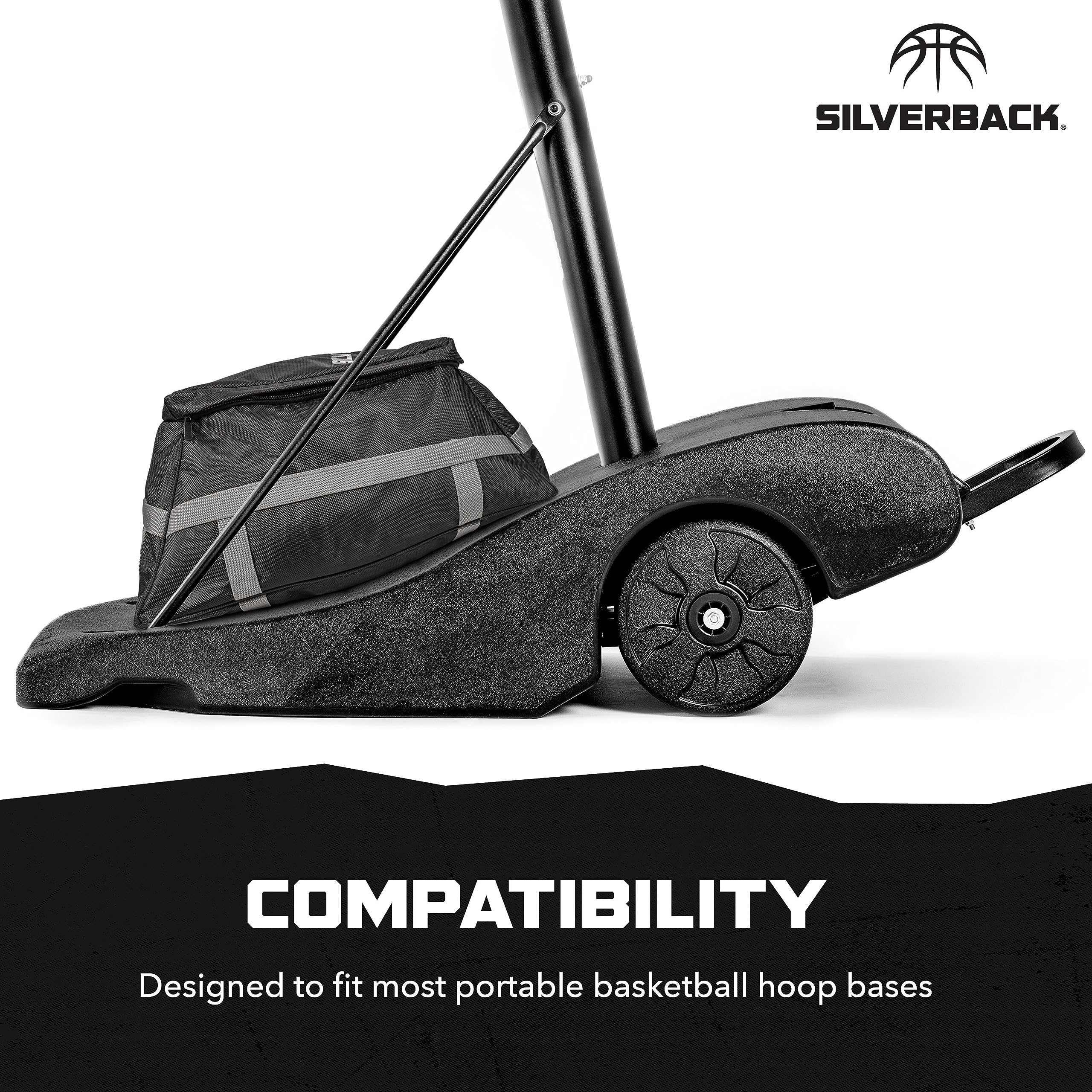 Silverback in use filled on outdoor court demonstrating steadiness during play