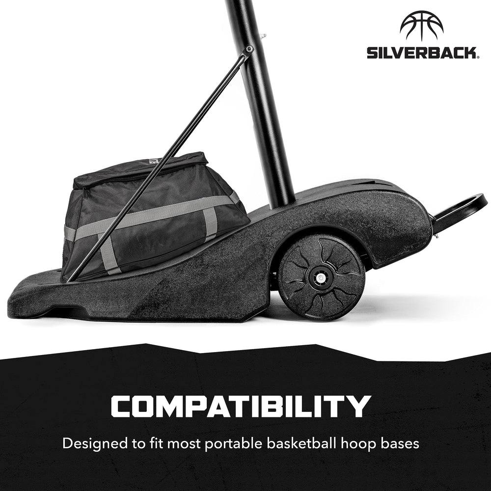 Silverback in use filled on outdoor court demonstrating steadiness during play