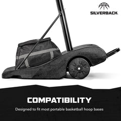 Silverback in use filled on outdoor court demonstrating steadiness during play