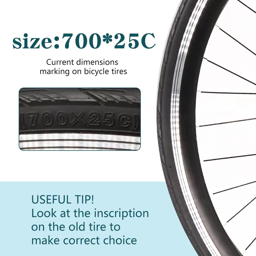 SIMEIQI inner tube and levers included showing complete kit for fast tire installation