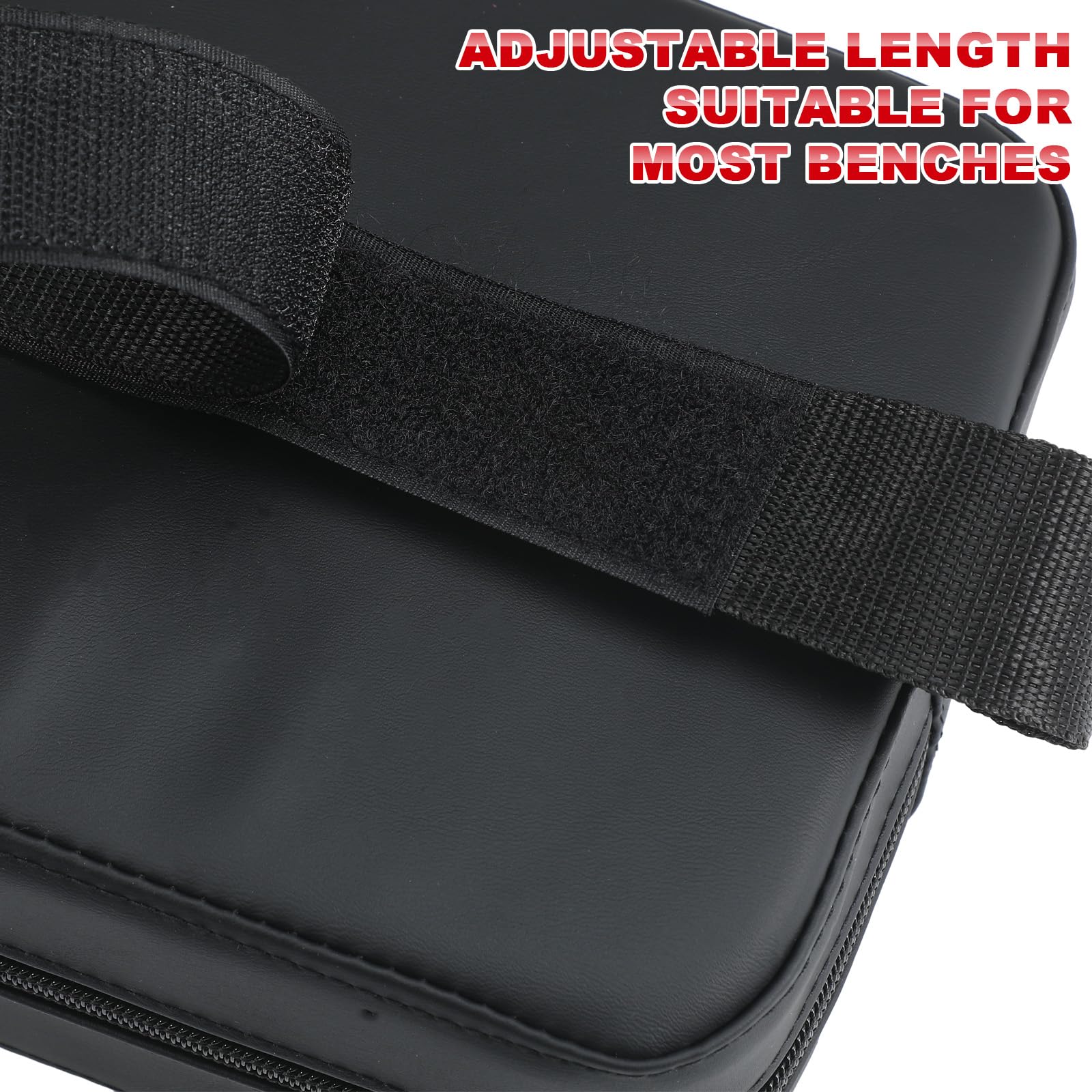 Simgoing side profile showing 13.8x7.1x3.3 inch thickness for sturdy support