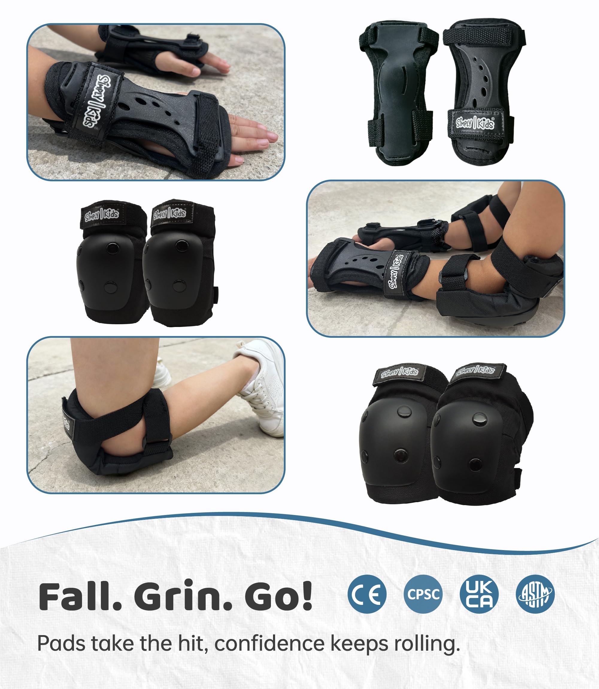 Simply Kids cross-section of thick soft padding showing extra cushioning