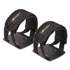 Singker front view mounted on Peloton pedal showing secure fit and stability