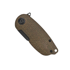 Sitivien micarta handle detail textured grip that improves control