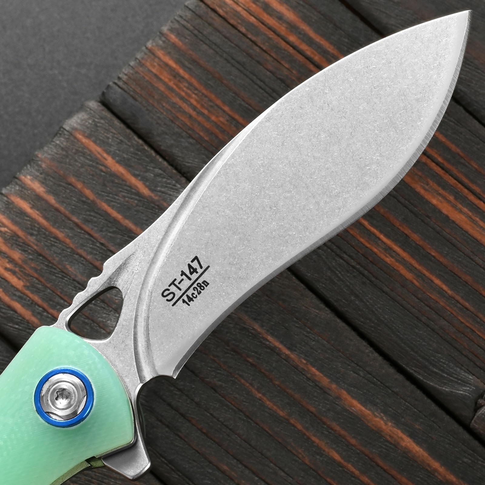 Sitivien ST147 pocket clip detail, reversible clip for left or right carry