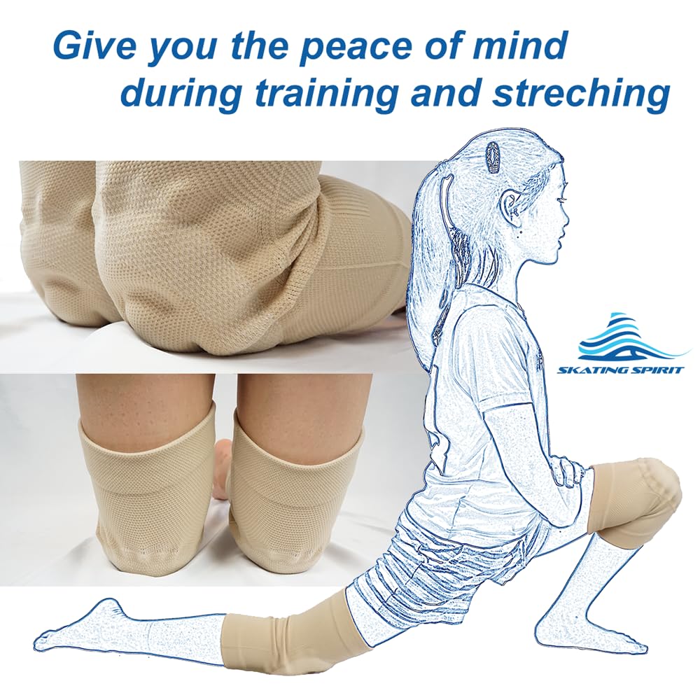 SKATINGSPIRIT anti-slip silicone cuff detail demonstrating stay-put grip during routines