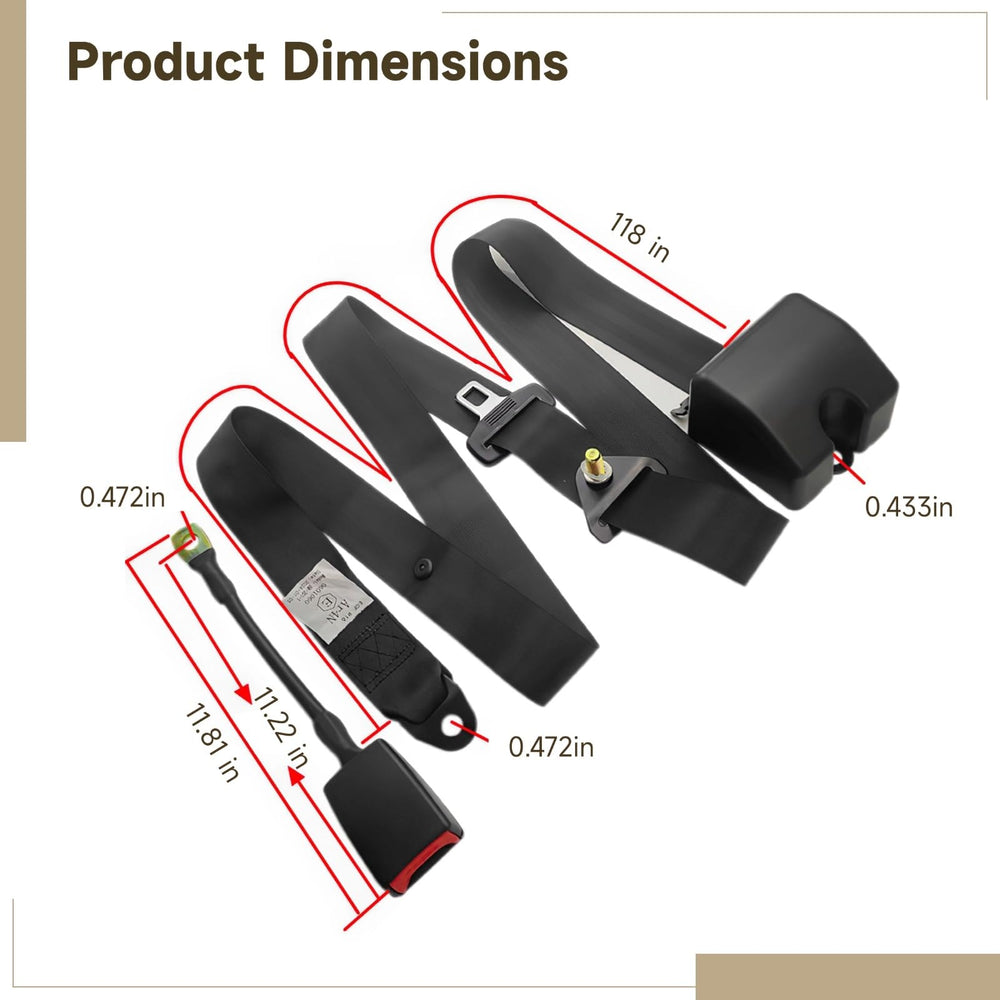 Skdqiee mounted on golf cart seat showing practical fit and improved passenger restraint