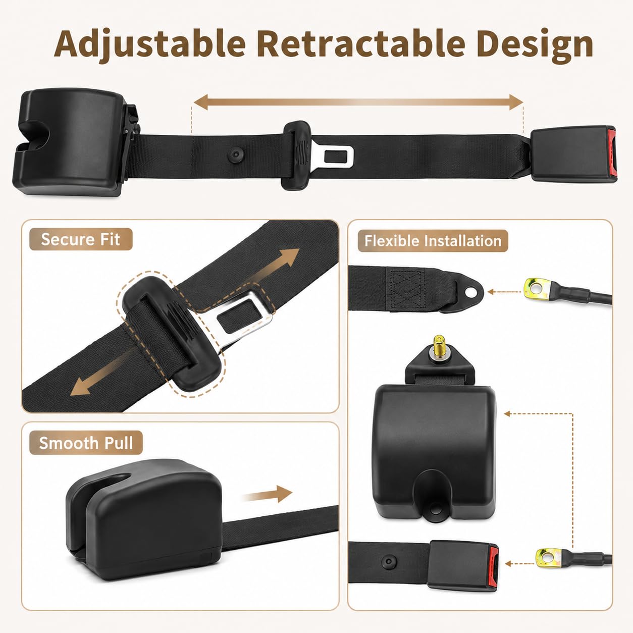 Skdqiee quick-release buckle detail highlighting one-handed operation and easy exit