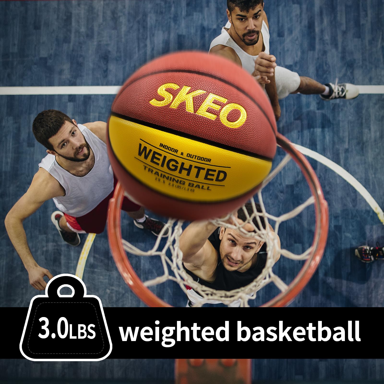 SKEO deflated ball ready to inflate, convenient shipping and transport