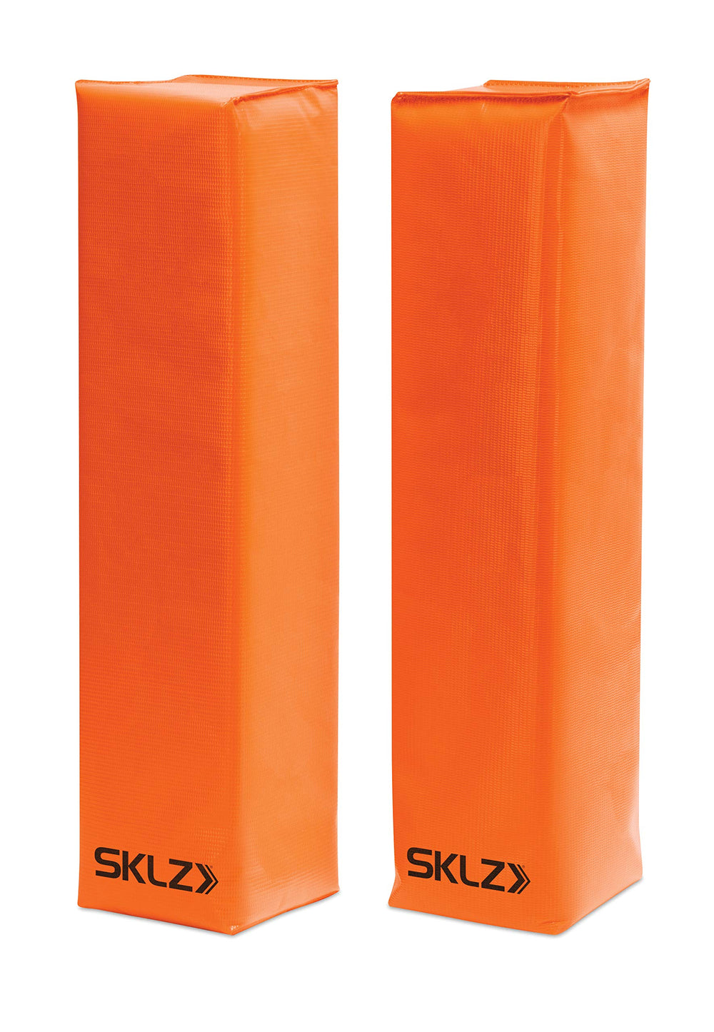 SKLZ orange pylons front view showing bright visibility and durable design
