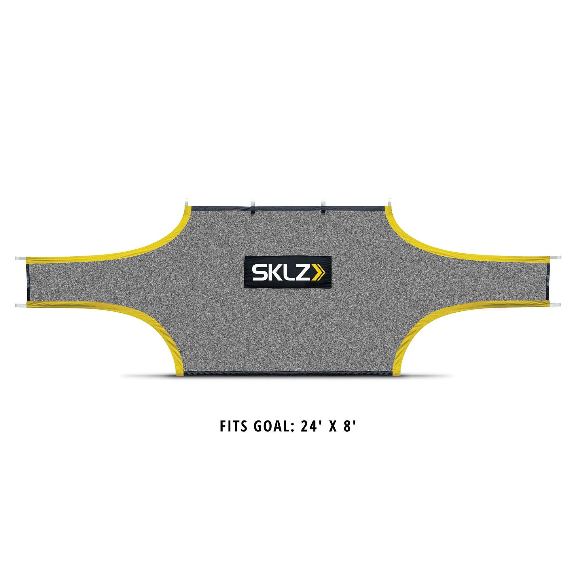 SKLZ player shooting into Goalshot scoring windows showing improved shot practice