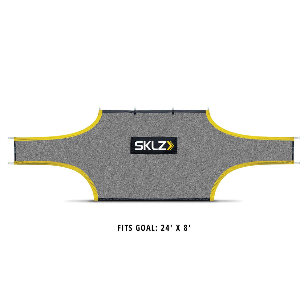 SKLZ player shooting into Goalshot scoring windows showing improved shot practice