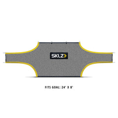SKLZ player shooting into Goalshot scoring windows showing improved shot practice