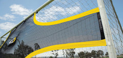 SKLZ Goalshot installed on turf illustrating quick setup and secure fit