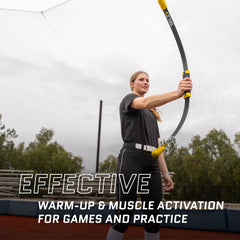 SKLZ shoulder bow disassembled three-piece layout for easy transport