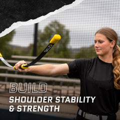 SKLZ shoulder bow ergonomic grip close-up for secure comfortable handling