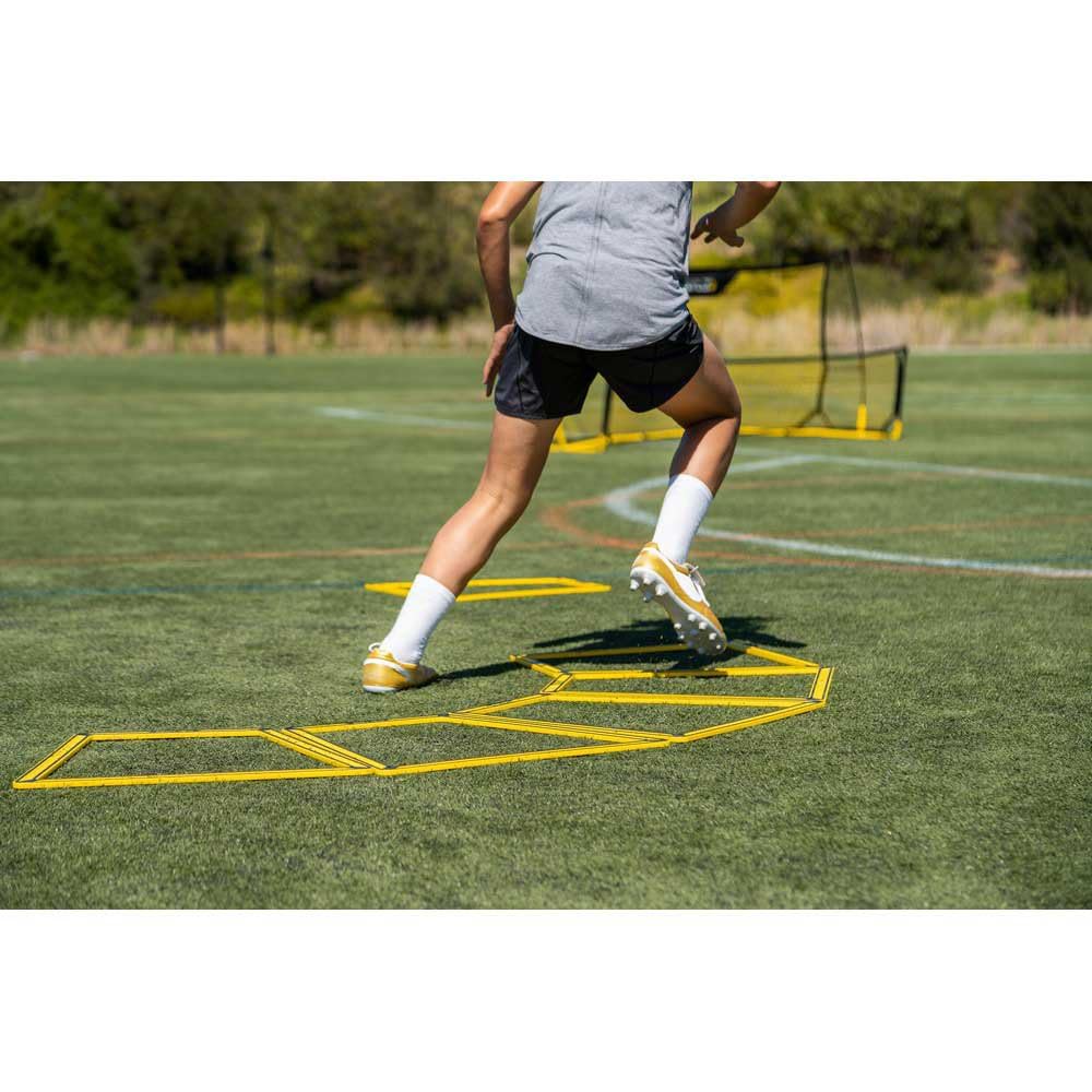 SKLZ angled pattern layout demonstrating multi-directional training benefit