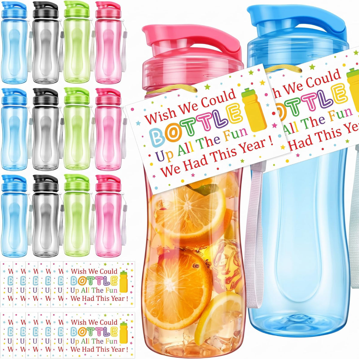 Skybooly front packaging showing twelve bottles and card set, easy group gifting