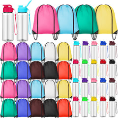 Skybooly front-packaging showing all 20 bottles and 20 backpacks clearly