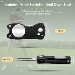 Skylety close-up folded detail highlighting durable metal finish and safe carry benefit