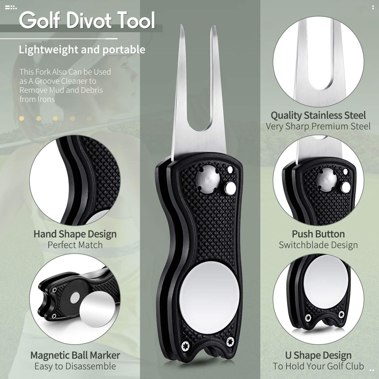 Skylety unfolded fork in hand demonstrating ergonomic grip and easy repair benefit