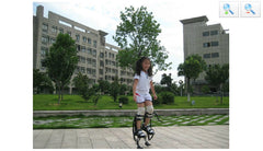 Skyrunner on child in park showing playful exercise and improved coordination