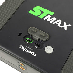 SkyTrak angled profile demonstrating portable design and durable housing
