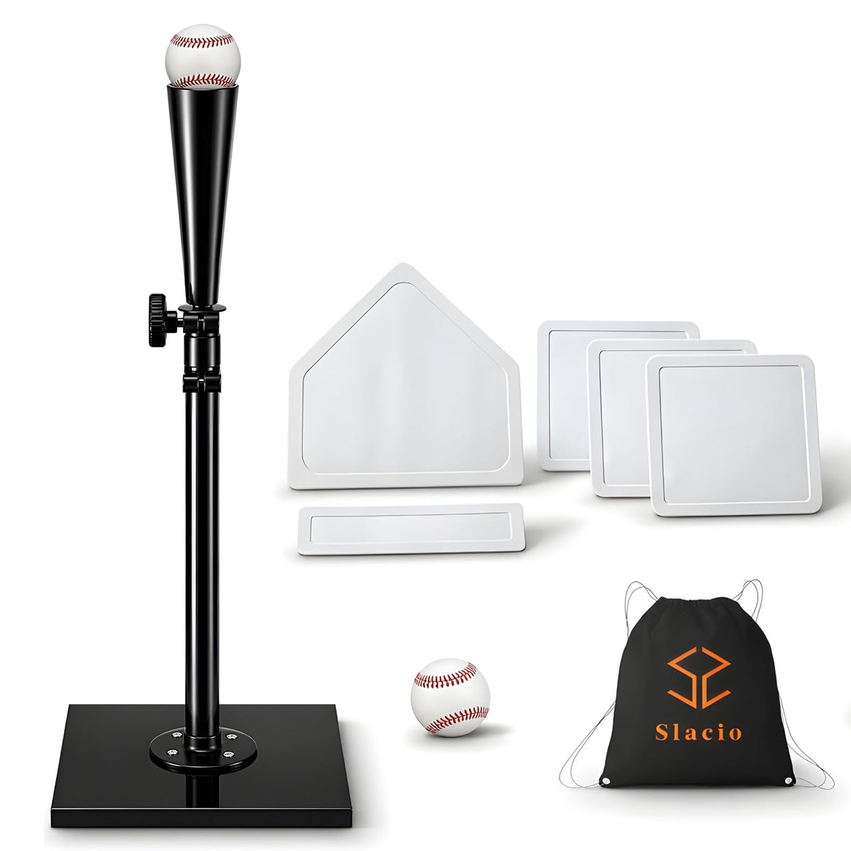 Slacio front packaging showing kit contents and clear benefits